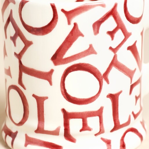 Emma Bridgewater LOVE Polka Red 1/2 Pint Mug