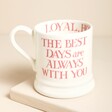 Emma Bridgewater Pink Toast My Brilliant Friend 1/2 Pint Mug