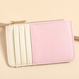 Back of Wiggle Card Purse in Pink