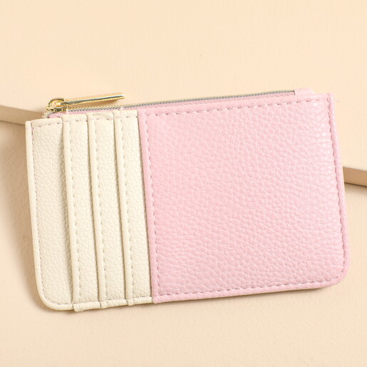Back of Wiggle Card Purse in Pink