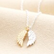 Estella Bartlett Wings Necklace on a neutral background