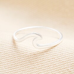 Sterling Silver Wave Ring