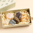 Open Box of East of India Grief & Loss Crystal Set