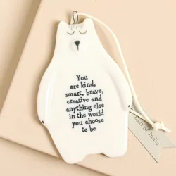 East of India Bear You are Kind Hanging Decoration