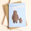 Beary Best Daddy Greetings Card