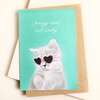 Cool Cat Greetings Card