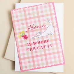 Home is Where the Cat is Greeting Card