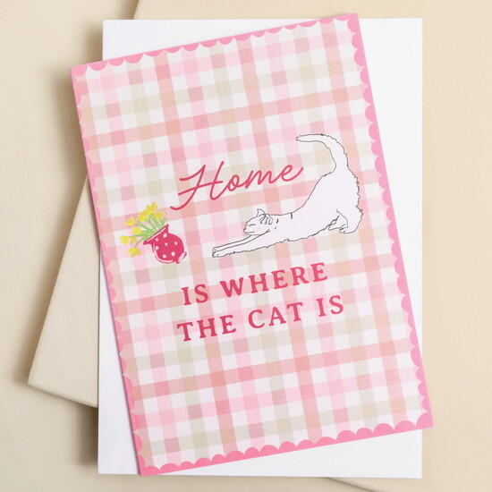 Home is Where the Cat is Greeting Card