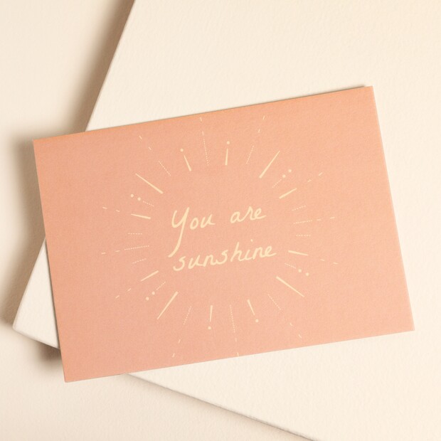 You Are Sunshine Notecard