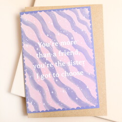 You're More Than a Friend Greetings Card
