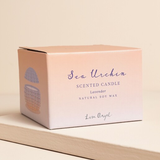 Packaging for Sea Urchin Ombre Lavender Candle