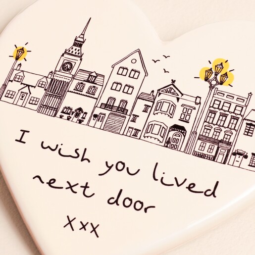 I Wish You Lived Next Door Coaster