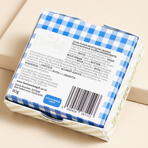 The Chocolate Gift Company Salted Butter Truffle Sniffer The Chocolate Gift Company Salted Butter Truffle Sniffer