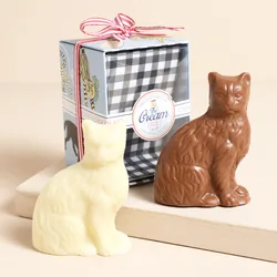 The Chocolate Gift Company The Cat Got The Cream White & Milk Chocolates
