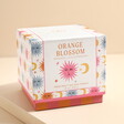 Packaging for the A Dopo Sun Ceramic Candle Orange Blossom