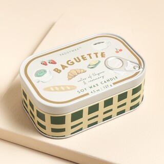 Paddywax French Baguette Rosemary & Thyme Bistro Tin Candle