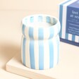 A refreshing candle in a nautical design