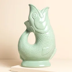 Gurgly Large 28cm Sage Green Glug Jug