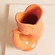 Above View of 750ml Medium Orange Ceramic Gurgle Jug