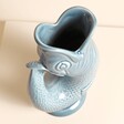 Above View of 750ml Medium Slate Blue Ceramic Gurgle Jug