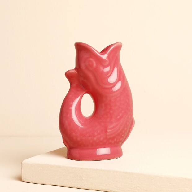 Gurgly 10cm Mini Coral Glug Jug Gurgly 10cm Mini Coral Glug Jug