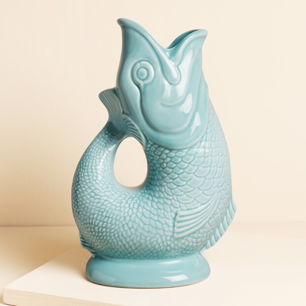 Gurgly 28cm Large Duck Egg Glug Jug Gurgly 28cm Large Duck Egg Glug Jug