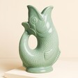 Gurgly Small 23cm Sage Green Glug Jug on a neutral background