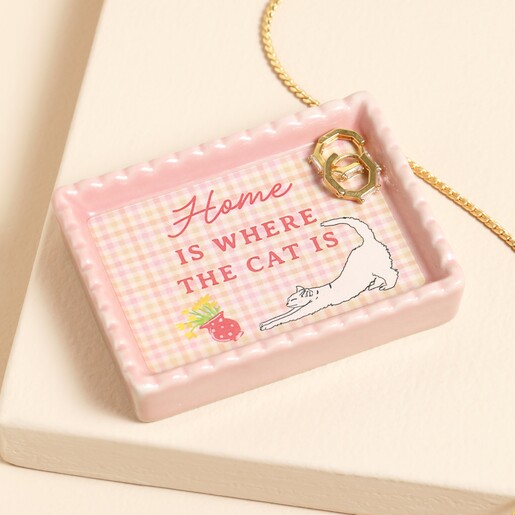 'Where The Cat is' Trinket Dish