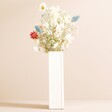 Personalised Ceramic Little Book of Flowers Vase with Flowers