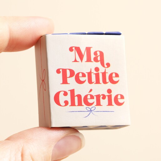 Tiny Matchbox Ceramic Croissant Token