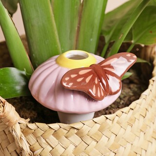 Butterfly and Flower Watering Spike