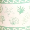 Close Up of Green Seashells Ceramic Mini Planter