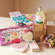 Build Your Own Gift Hamper for Mum contents on floral gift box