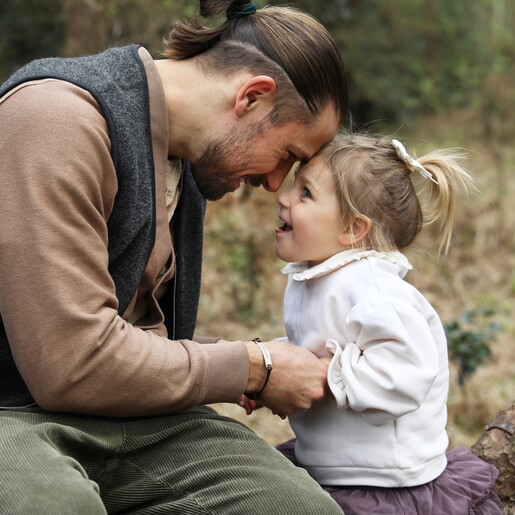 Men's Personalised Sterling Silver ID Cord Bracelet in Brown 