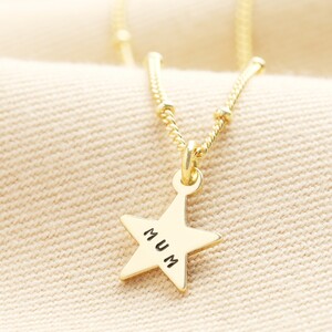 (WHS) Mum Star Charm Necklace