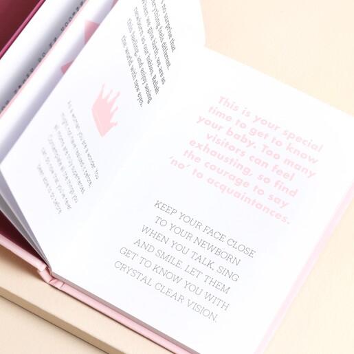 Opened Page of Things to Do Now That You're A Mum Book