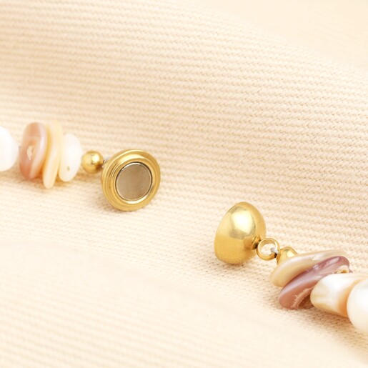 Multi Colour Beaded Floral Necklace