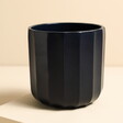 Positano Medium Navy Geo Planter