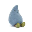 Jellycat Amuseables Happy Raindrop Soft Toy with smiling face and boots
