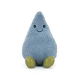 Jellycat Amuseables Happy Raindrop Soft Toy with smiling face and boots