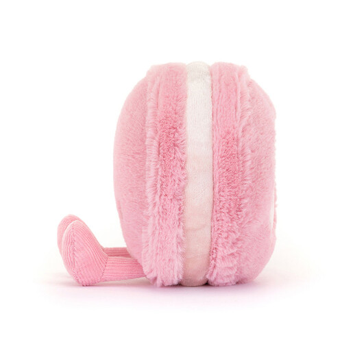 Side View of Jellycat Amuseables Framboise Mia Macaron Soft Toy