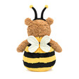 Back of 'Bumblebee' Bartholomew Bear Soft Toy