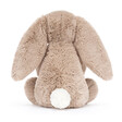 Behind of Jellycat Bashful Beige Bunny 'Birthday' Soft Toy