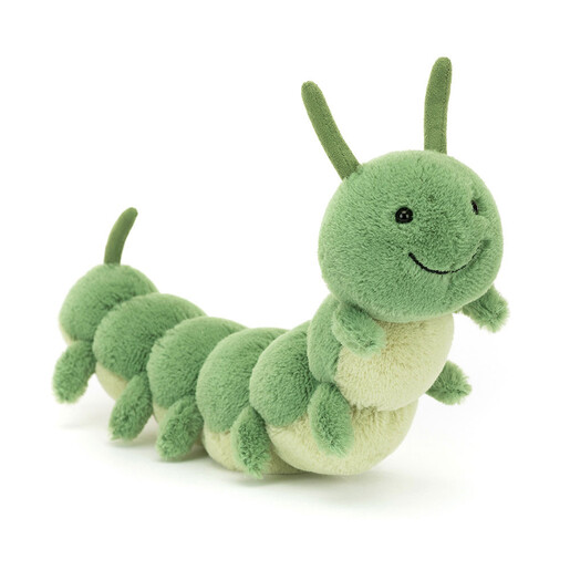 Side view Jellycat Carys Caterpillar Soft Toy