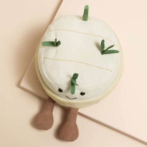 Top View of Jellycat Amuseables Camembert Soft Toy