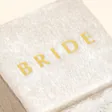 'Bride' Natural Velvet Necklace Box