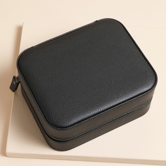 Men's Travel Accessories Case in Black
