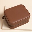 Men's Travel Accessory Case in Brown
