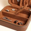 Men's Travel Accessory Case in Brown