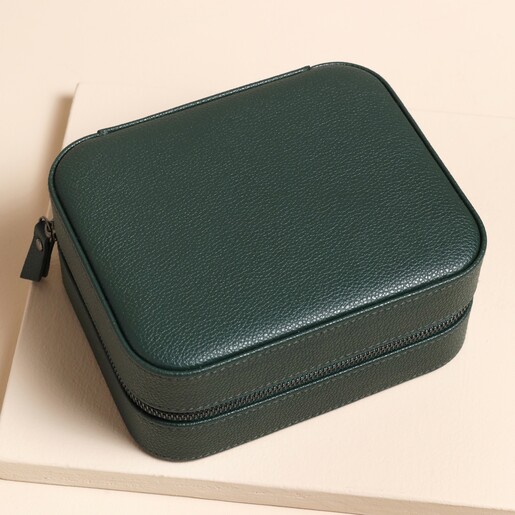 Men's Travel Accessories Case in Olive Green
